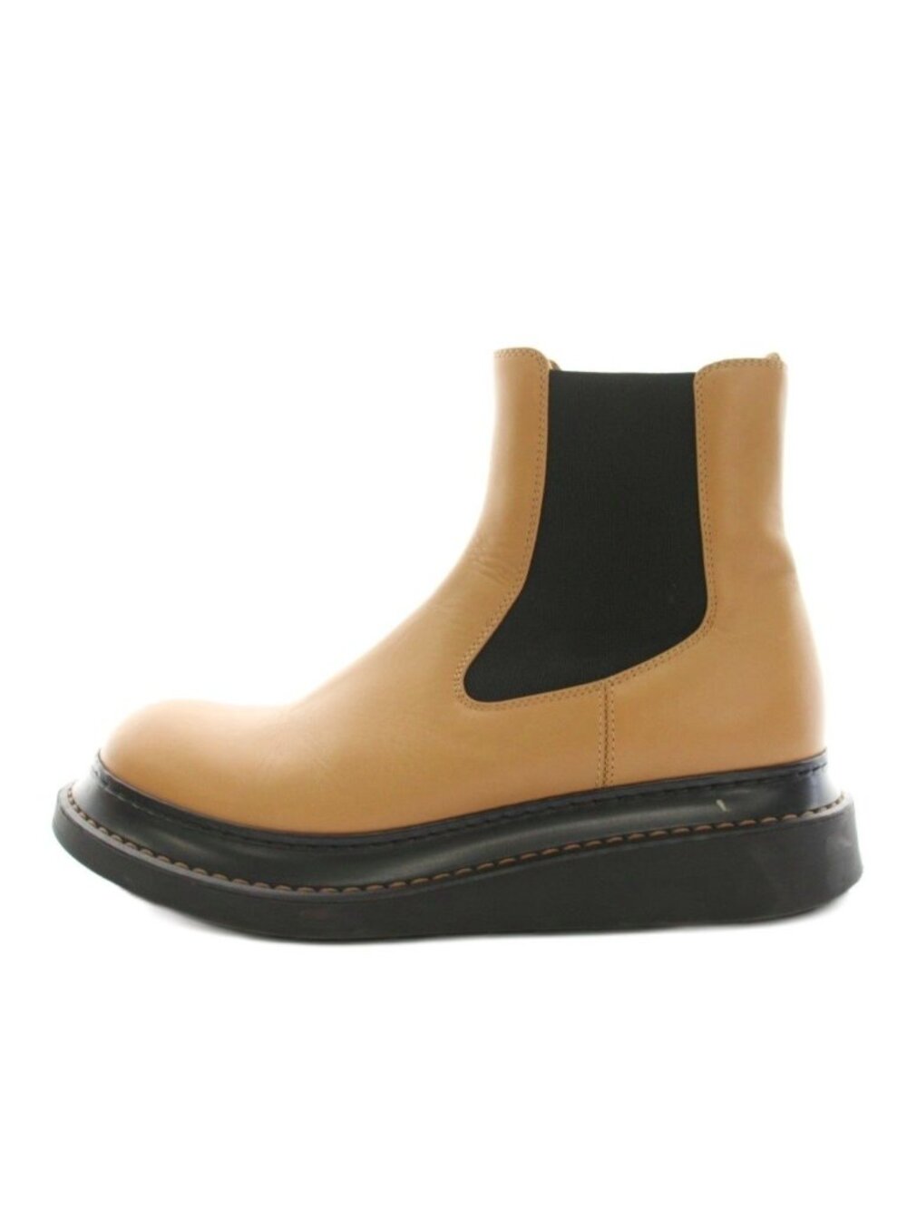 Loewe Leather Chelsea Boots Side Gore 37 Brown - Picture 2 of 8